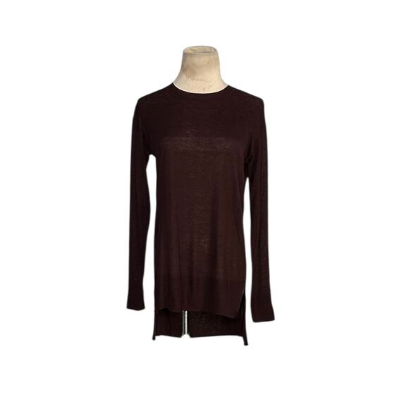 H&M brown long sleeves hi low sweater size XS - Picture 8 of 13